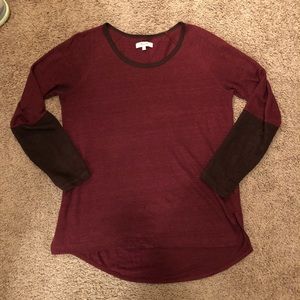 Madewell Colorblock shirt, size S